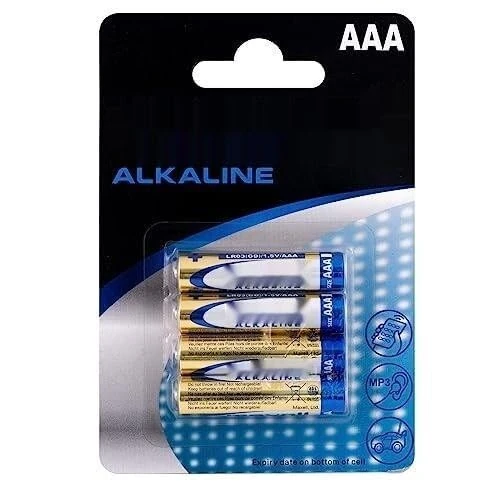 Memorex AAA Alkaline Batteries, Pack of 4