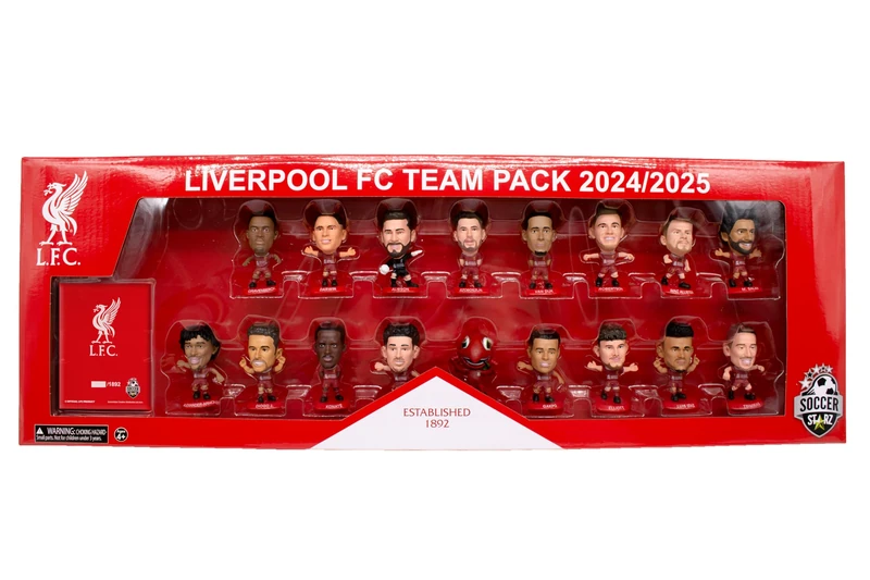 SoccerStarz - Liverpool Team Pack 17 Figure (2024/25 Version)