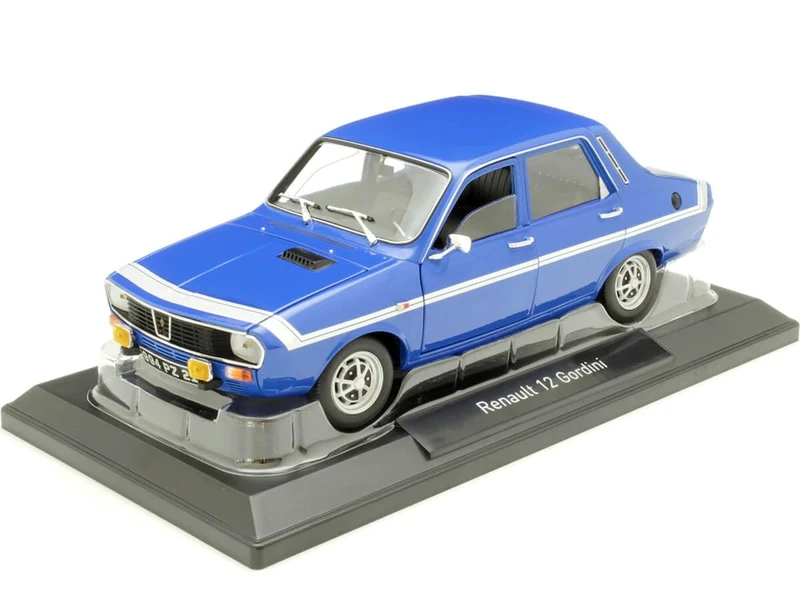Renault 12 Gordini Without Bumpers 1971 Bleu de France Blue 1:18