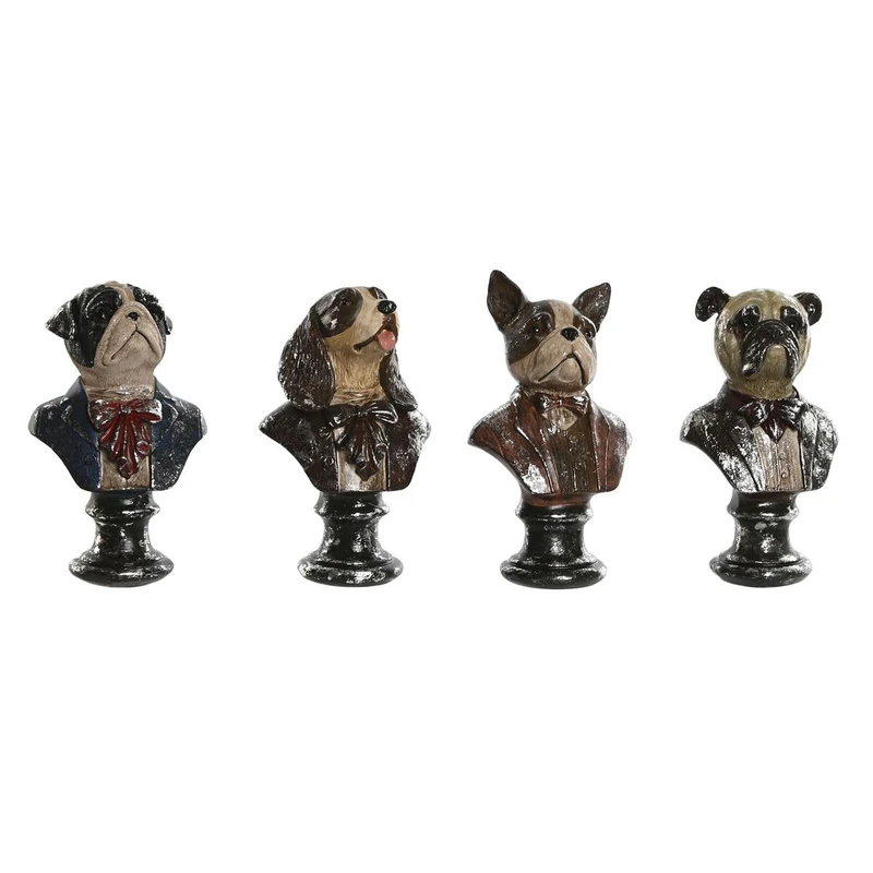 Home ESPRIT Decorative Figurine Multicoloured 10 x 7 x 16.5 cm (4 Units) - Image 1
