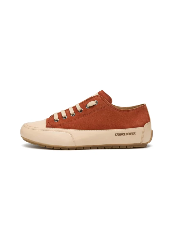 Candice Cooper Suede Buffered Leather Sneakers, Oxide, 9.5 UK