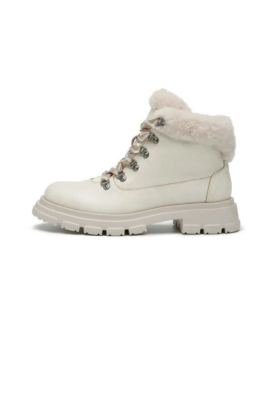 Candice Cooper Women Chado Hike Fur Sneaker, Beige, 6 UK