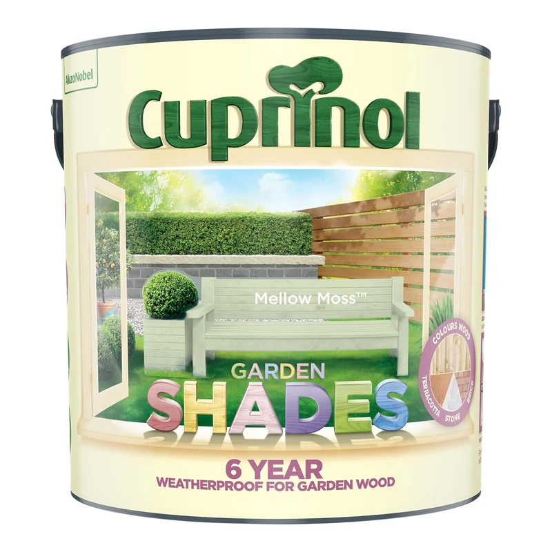 Cuprinol Garden Shades Wood Paint - Mellow Moss - 2.5L