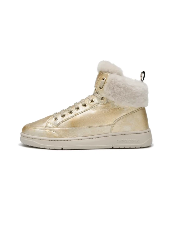 Candice Cooper Vela Mid Fur, Women's Trainer, 42 EU/UK 8, Gold, 9 UK