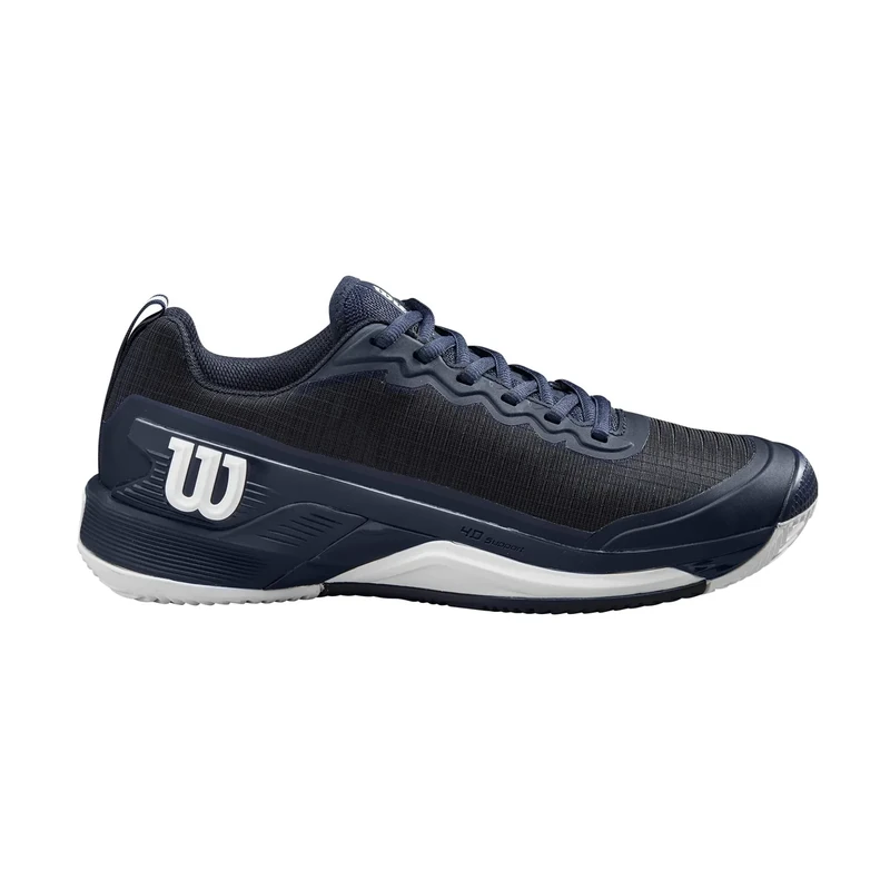Wilson Rush Pro 4.5 Tennis Shoe for Clay Court, Men's, Size 11, Navy Blazer/Navy Blazer/White