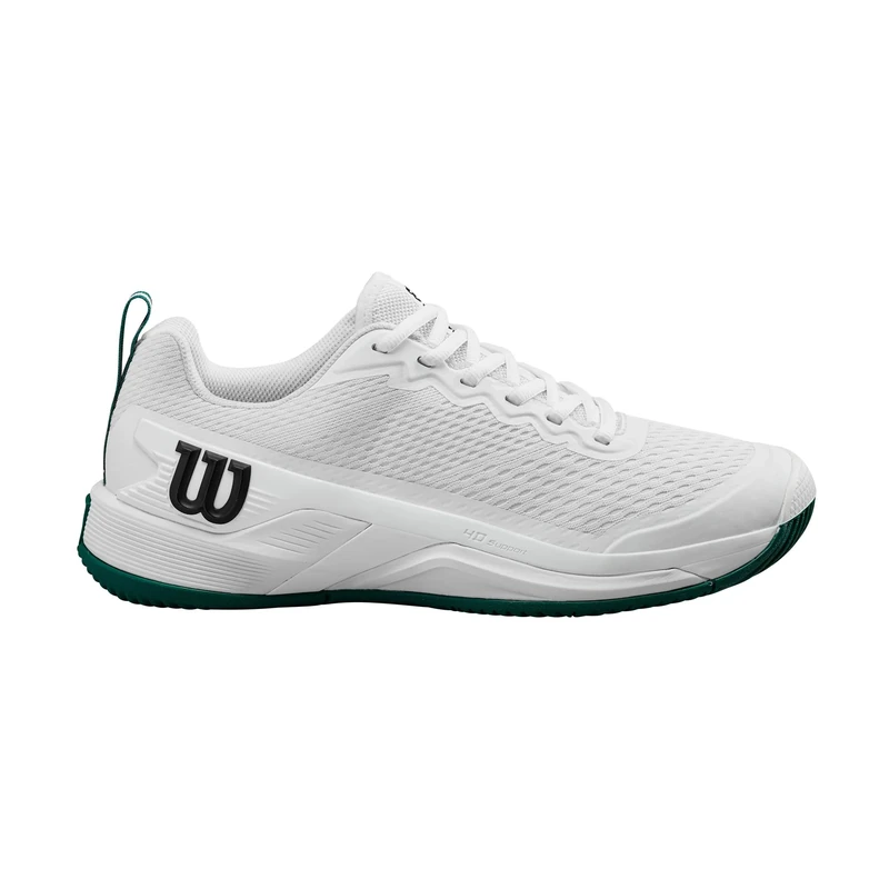 Wilson Rush Pro 4.5 Tennis Shoe, Men, Size 9, White/White/Aventurine