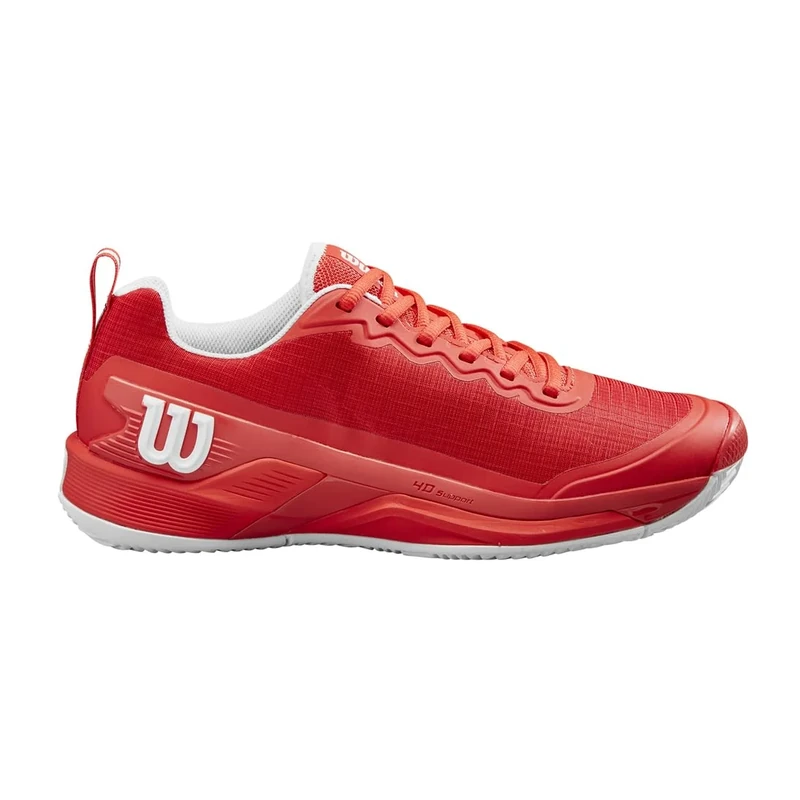 Wilson Rush Pro 4.5 Tennis Shoe for Clay Court, Men's, Size 9, Infrared/Infrared/White