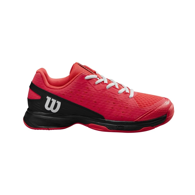 Wilson Rush Pro Jr L Tennis Shoe, Juniors, Size 32, Diva Pink/Black/White