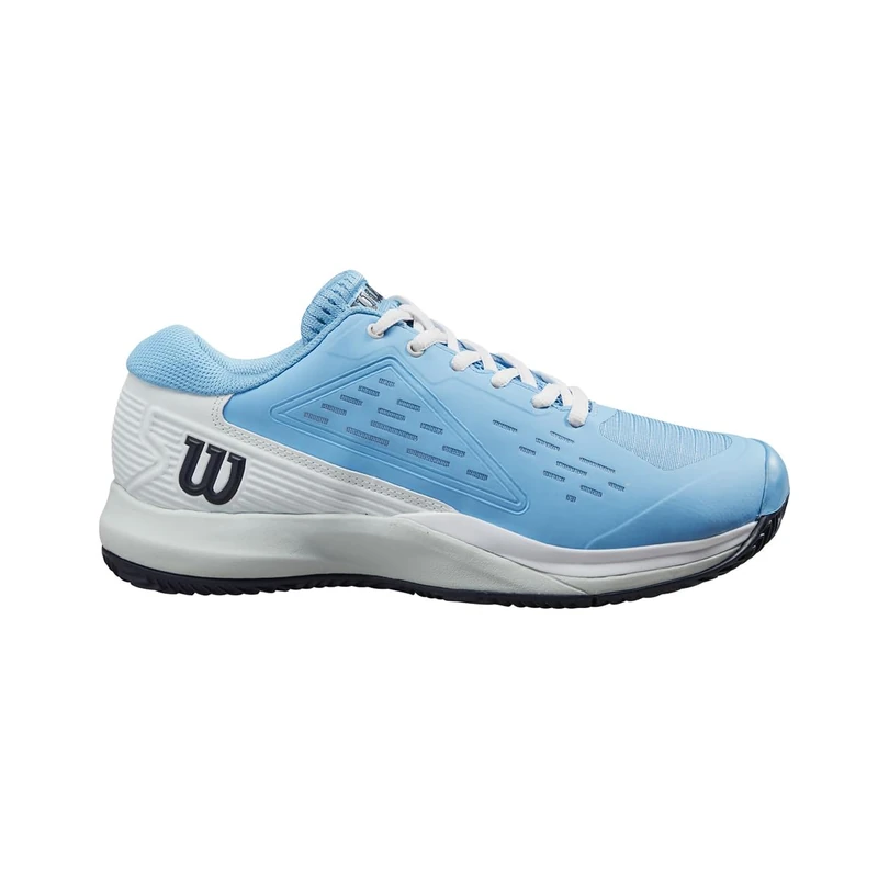 Wilson Rush Pro Ace Clay Court Tennis Shoe, Women's, Size 3.5, Bonnie Blue/Ballad Blue/Navy Blazer