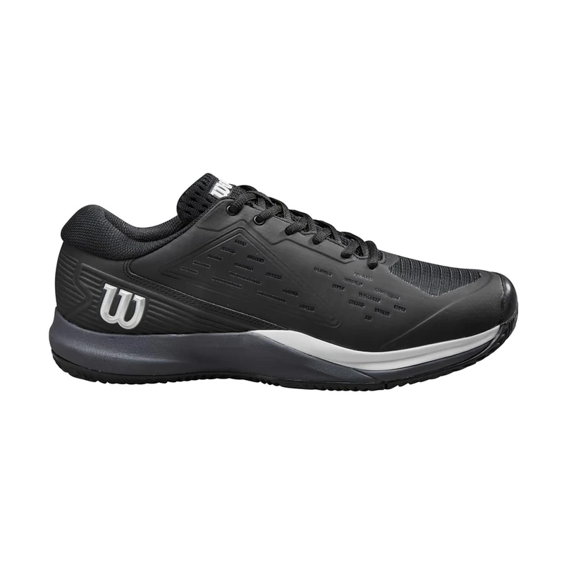Wilson Rush Pro Ace Tennis Shoe for Clay Court, Men's, Size 9, Black/Ombre Blue/White