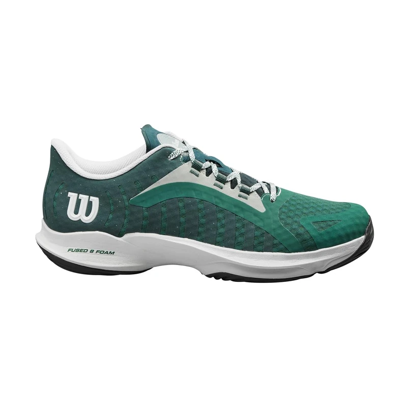 Wilson Hurakn Pro Padel Shoe, Men's, Size 9 1/2, Evergreen/White/Black
