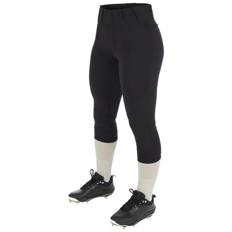 Champro Women's Zen Fastpitch Softball Pants, Black, Small