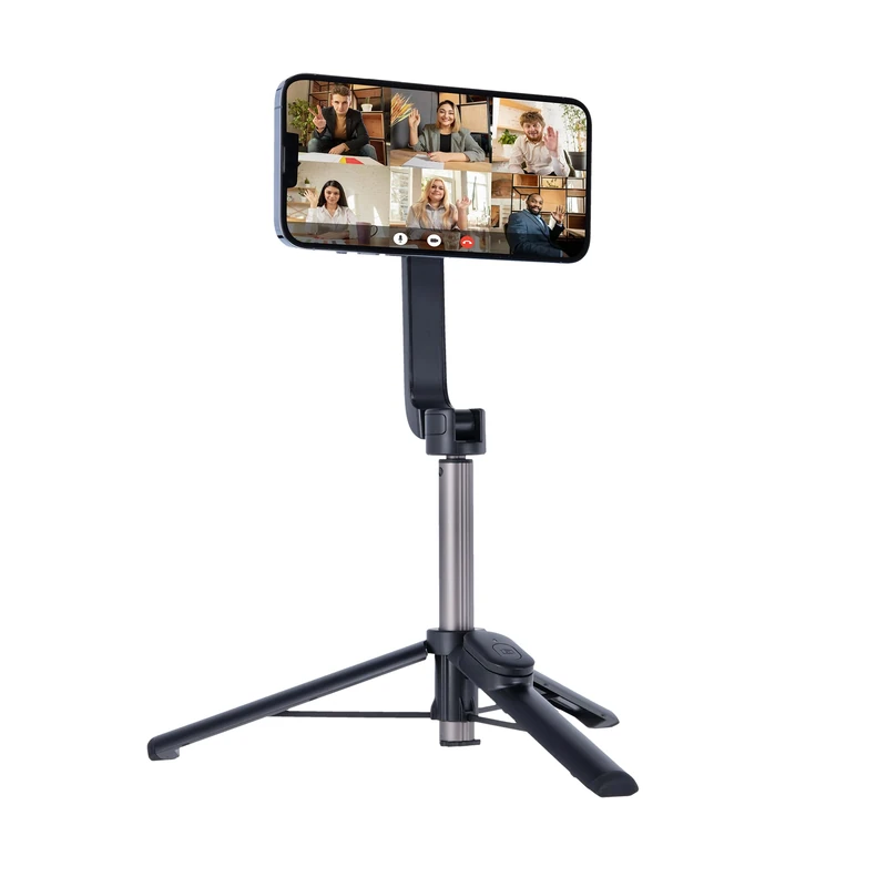 Rollei Magnetic Smartphone Selfie Tripod: Practical Mini Tripod with MagSafe® Connection and Remote Shutter Release Versatile Use as Tripod or Selfie Stick Flexible Tilting Holder