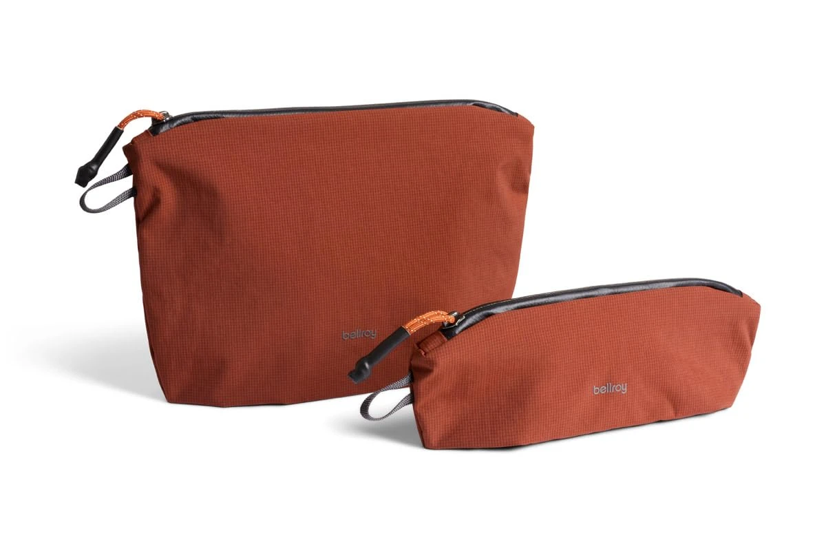 Bellroy Lite Pouch Duo (lightweight pencil case and pouch) - Clay