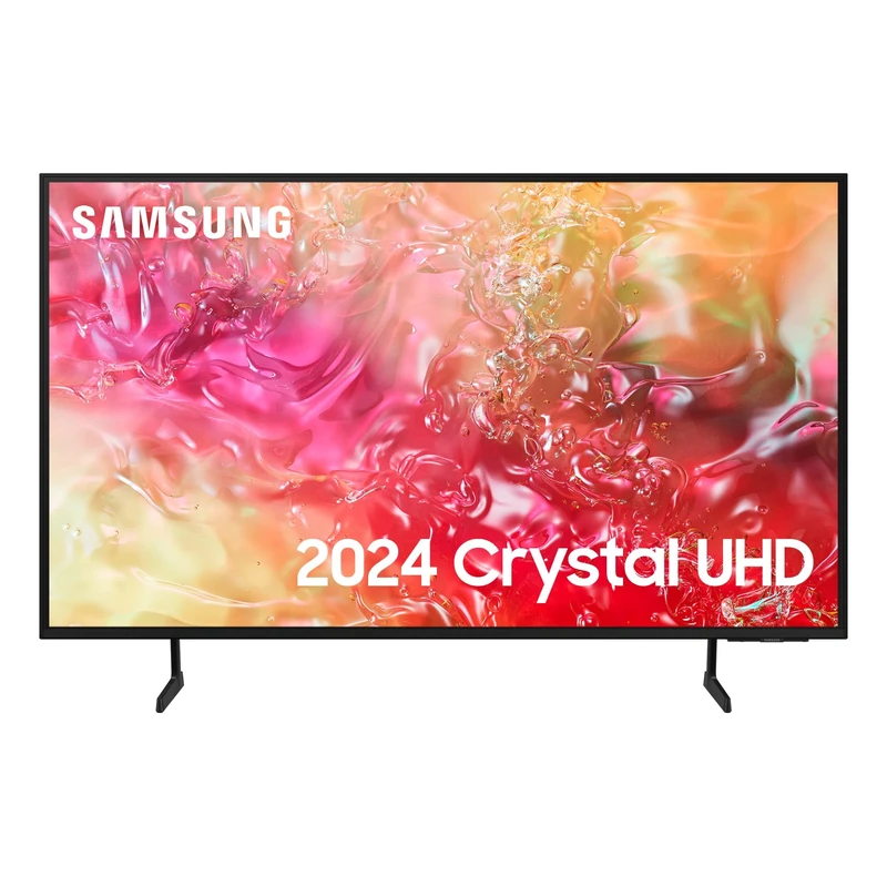 Samsung DU7100 50" Crystal UHD SmartTV, With Crystal Processor 4K, PurColour, Object Tracking Sound Lite, Gaming Hub, Smart TV powered by Tizen, UE50DU7100KXXU, UK Model (2024)