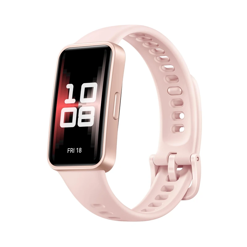 HUAWEI Band 9, Smart Watch, Up to 14 Days Battery Life, Comfortable Wear, TruSleep 4.0, Scientific Sleep Tracking, 100 Training Modes, Smartband, iOS & Android, Charm Pink Fluoroelastomer Strap