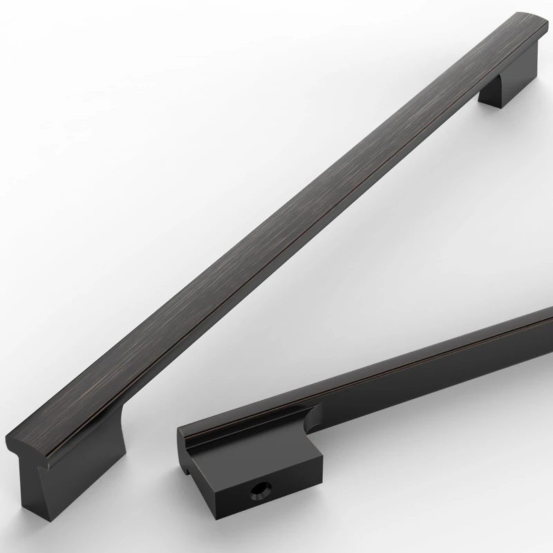 Asidrama 10 Pack 11.3 Inch(288mm) Oil Rubbed Bronze Cabinet Pulls Kitchen Cabinet Handles Cabinet Pulls Cabinet Hardware for Cupboard Drawer
