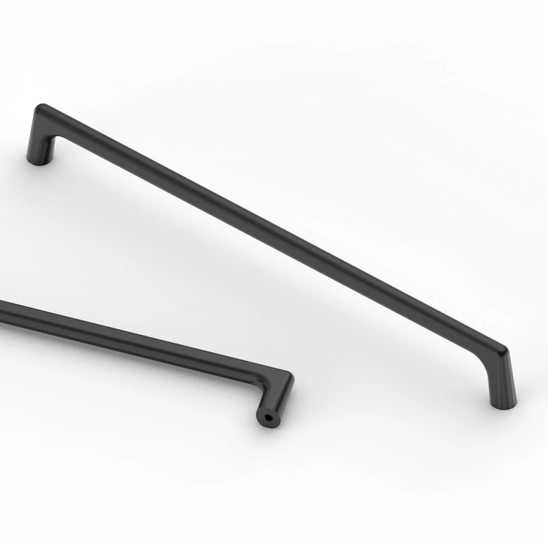 Asidrama 10 Pack 8.8 Inch(224mm) Matte Black Cabinet Pulls Cabinet Handles Cupboard Handles Kitchen Cabinet Hardware for Cupboard Drawer Pulls