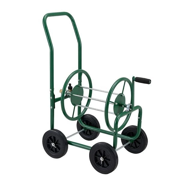 WERKA PRO Metal Hose Reel on Wheels for Garden Hose