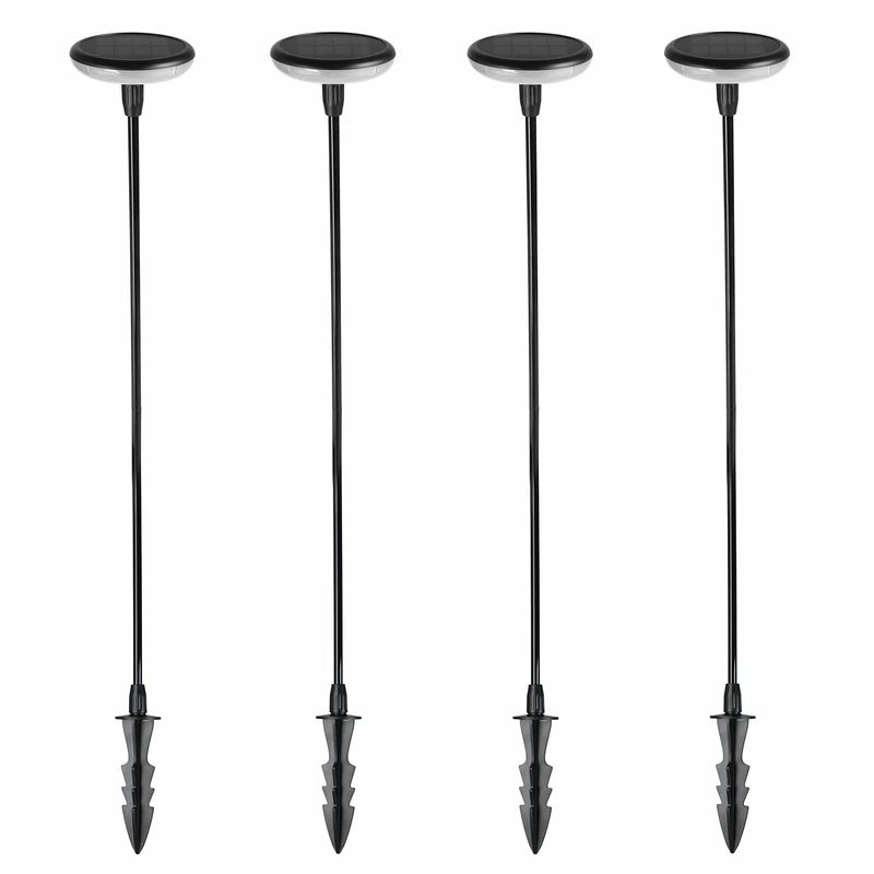 Lumisky Lucenty Pack of 4 Solar Lights for Planting Warm White 4 x Height 76 cm