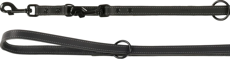Flamingo Dog Training leash Montana Black 2,4m 20mm