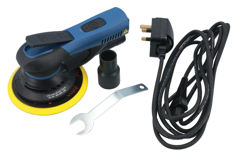 PowerTec 92696 Electric Random Orbital Sander - 150mm