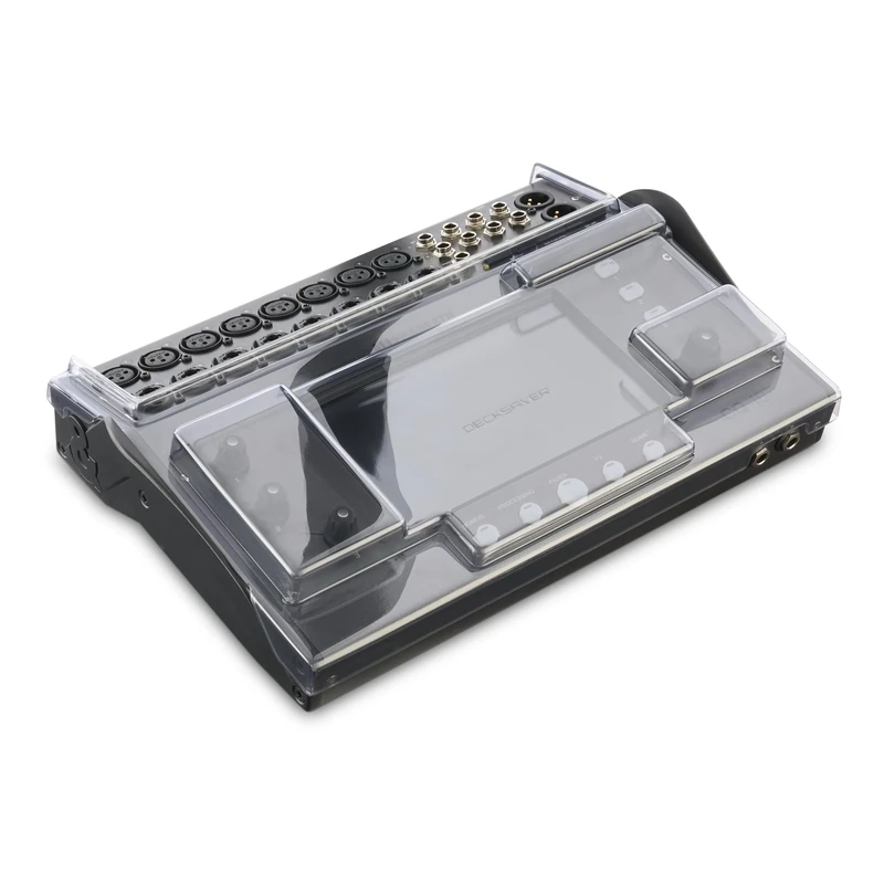 Decksaver Cover for Allen & Heath CQ-18T - Super-Durable Polycarbonate Protective lid in Smoked Clear Colour, Made in The UK - The Engineers’ Choice for Unbeatable Protection - Image 1