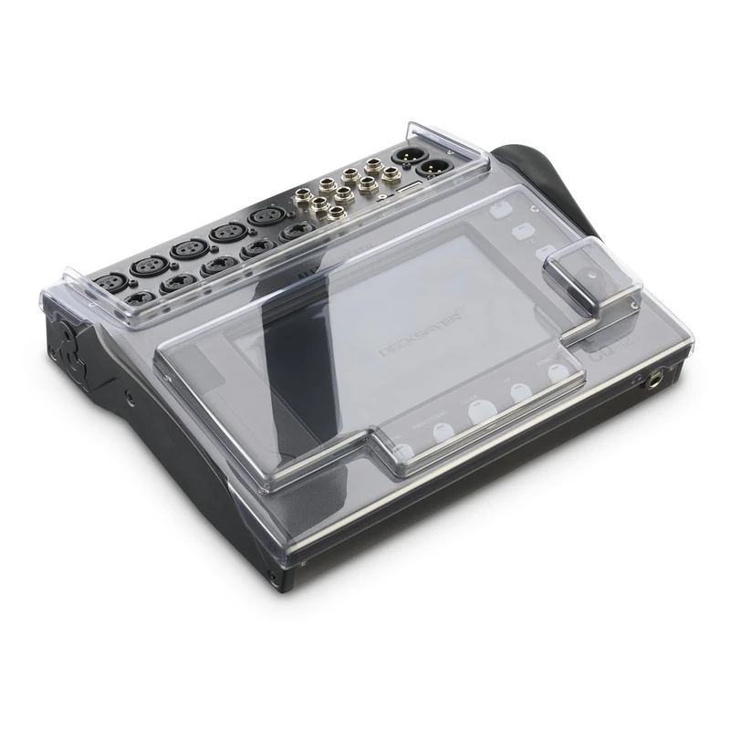 Decksaver Cover for Allen & Heath CQ-12T - Super-Durable Polycarbonate Protective lid in Smoked Clear Colour, Made in The UK - The Engineers’ Choice for Unbeatable Protection