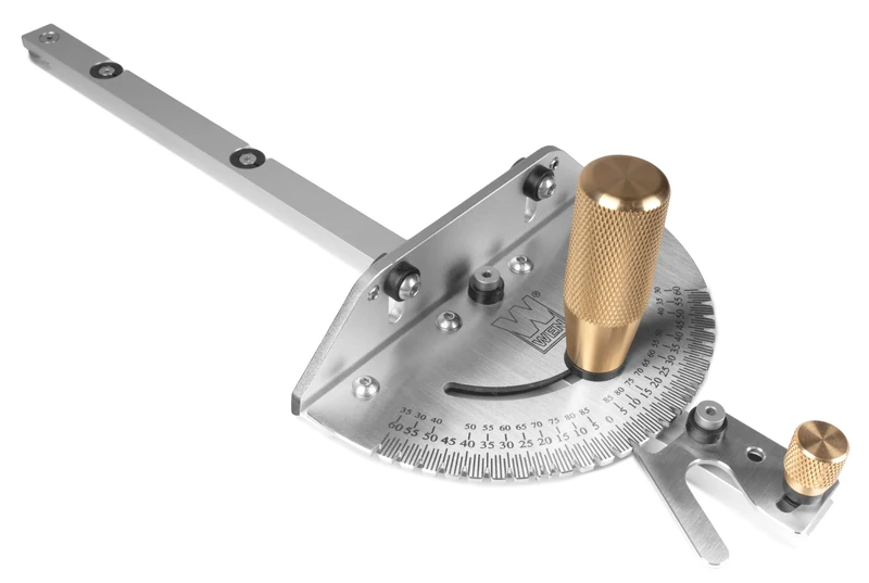WEN Premium Miter Gauge - 27 Angle Stops for Table Saws - Image 1