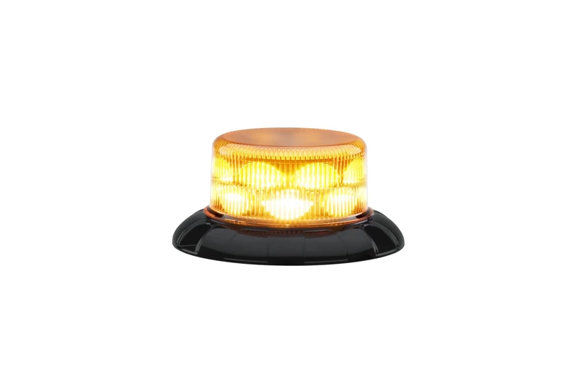 HELLA 2XD 066 146-041 LED-Strobe-type Beacon - K-LED Nano ICAO - 12/24V - yellow (amber) - Bolted - Plug: Blade Terminal