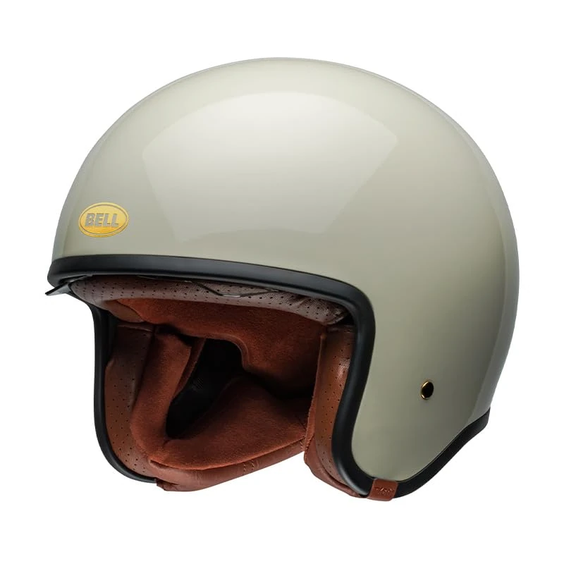 Bell TX-501 Solid ECE Helmet, Open-Face Design, Modern Features, Authentic Bell 500-TX Innovation, Ventilated for Comfort, Protection for MX & Off-Road, Color: Vintage White, Size: S