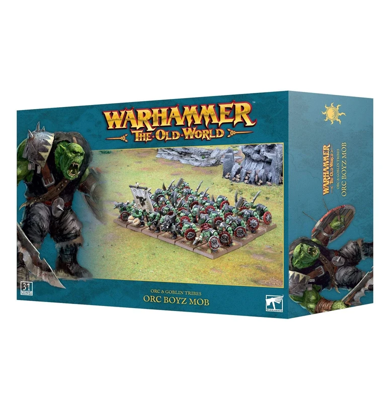 Games Workshop Warhammer The Old World Orc & Goblin Tribes: Orc Boyz Mob 09-02