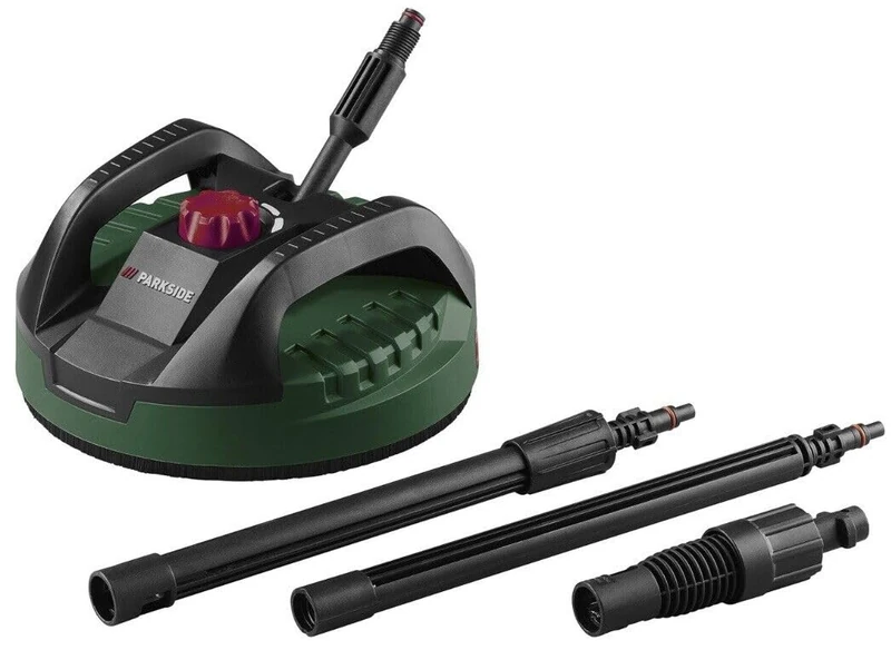 Parkside Surface Cleaner PFR 28 B3 / 28 cm for Pressure Washer with Adapter, Green - Image 1