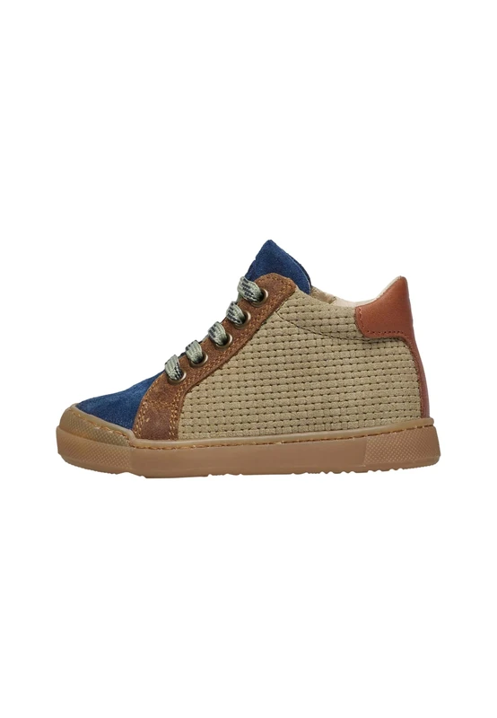 Naturino Leather and Suede Sneakers, Blue, 32 EU - Image 1