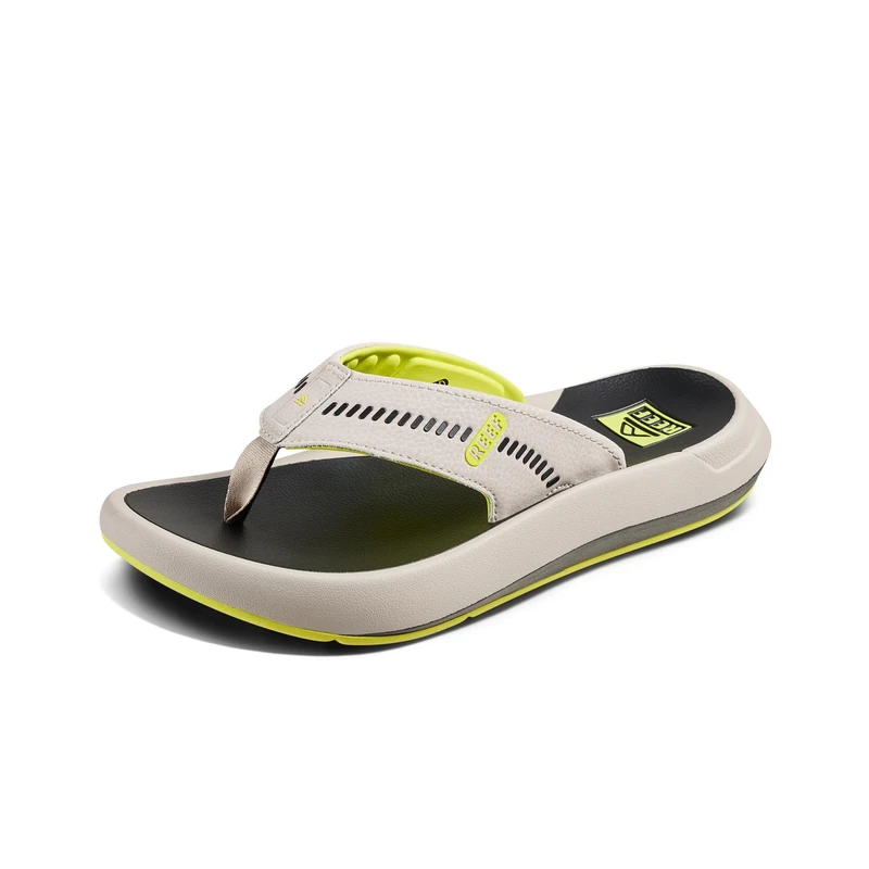 Reef MENS SANDALS, CRUISER, GREY/LIME, 12 UK