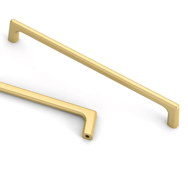 Asidrama 10 Pack 10 Inch(256mm) Gold Cabinet Pulls Cabinet Handles Cupboard Handles Kitchen Cabinet Hardware for Cupboard Drawer Pulls 3307