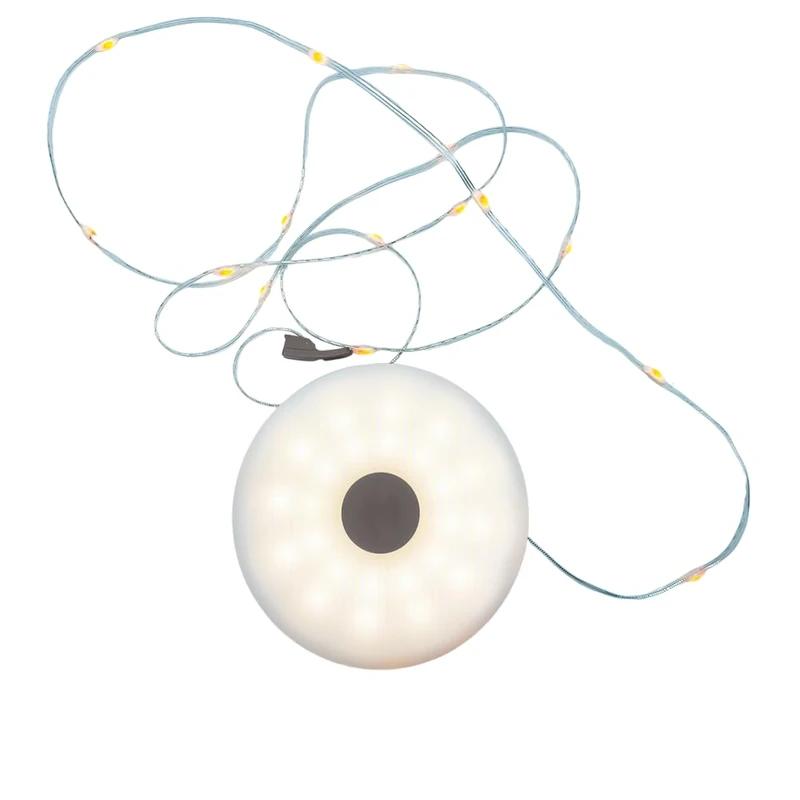 Lumisky Roly 10M Warm White LED 2 in 1 Rechargeable Portable Outdoor String Lights