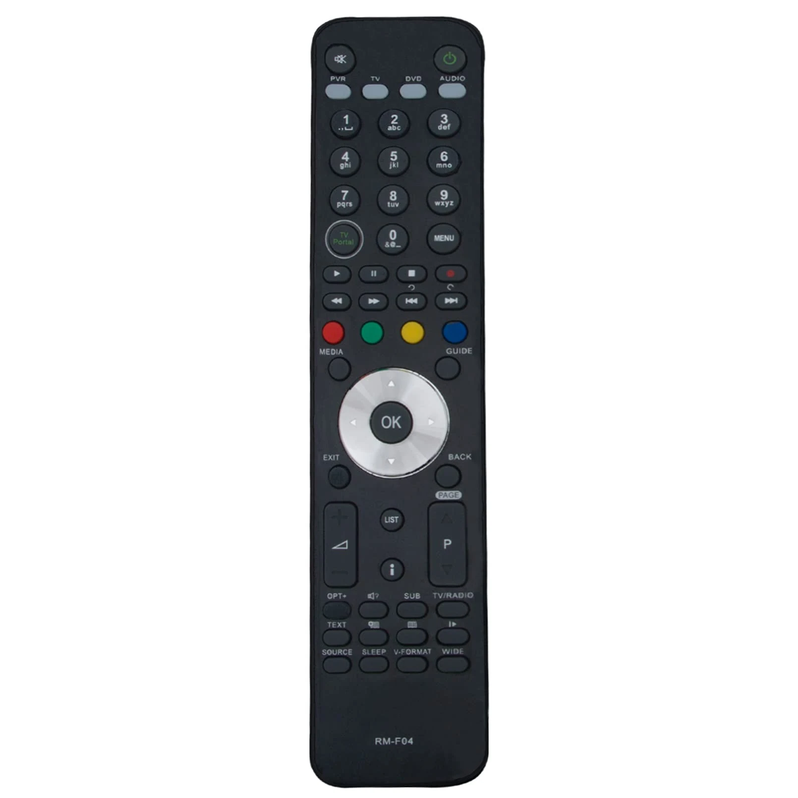 VINABTY RM-F04 Replacement Remote Controls Applicable For Humax HD Digital TV Recorder Compatible Models TN5000 TN5000HD TN5050DR HD-FOXT2 HDR-FOXT2 HDR-FOX T2 HD-FOX-T2 HDR-FOX-T2