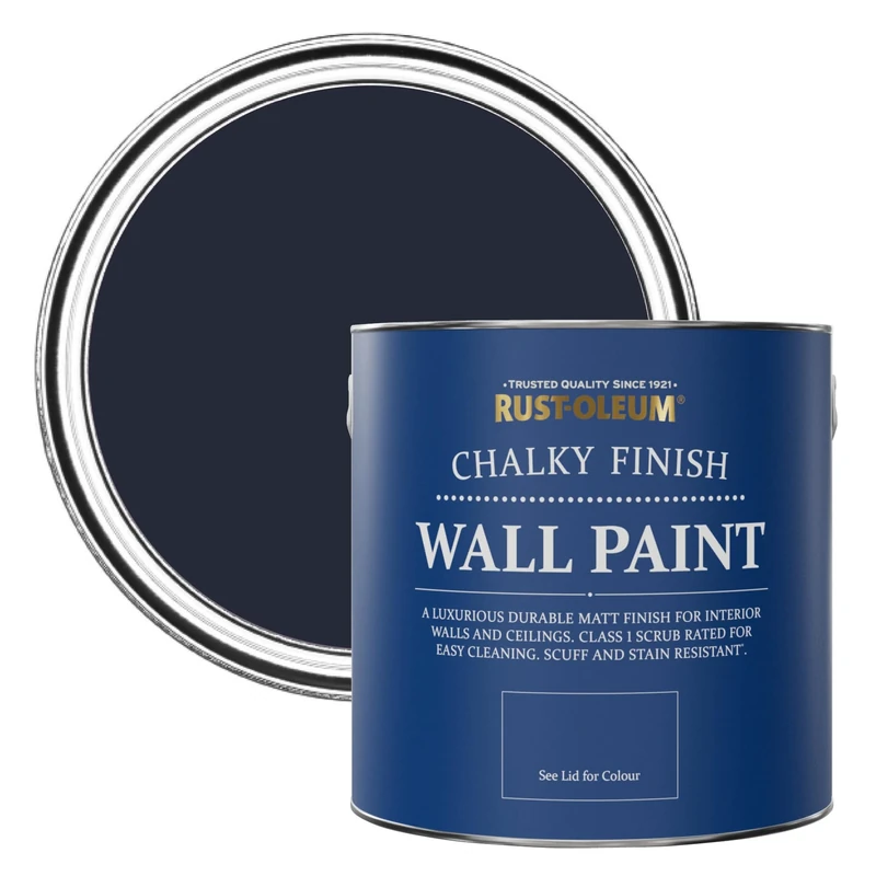 Rust-Oleum Blue Matt Emulsion Wall Paint - Odyssey 2.5L