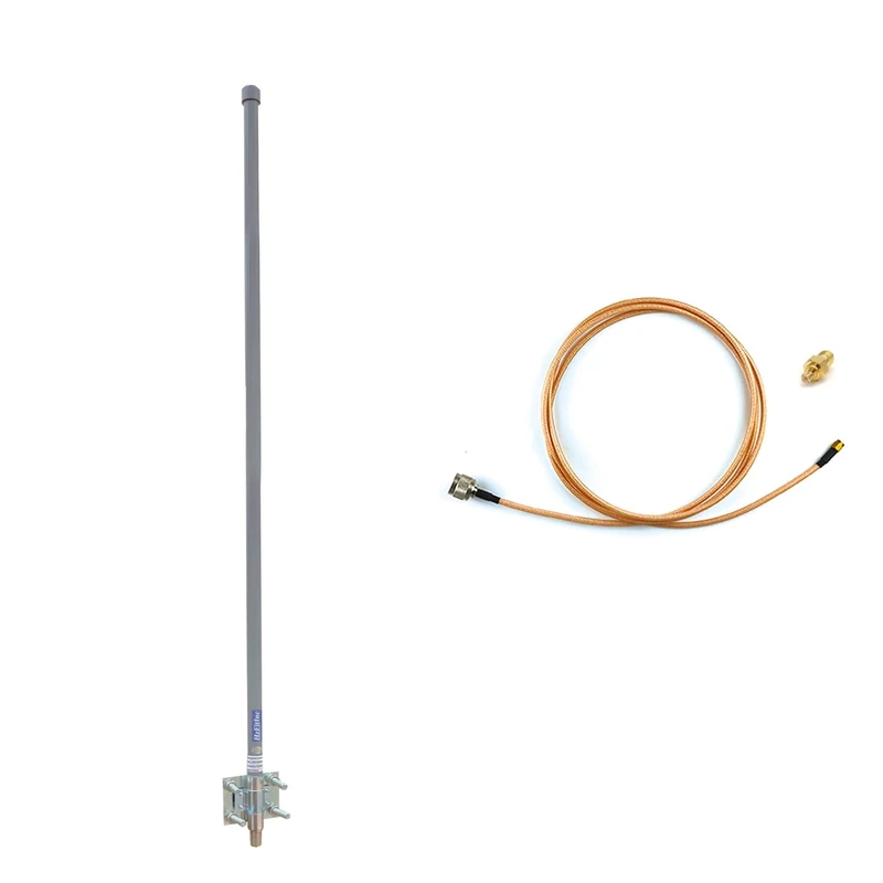 1090MHz 978MHz ADS-B Outdoor Antenna Dual Band 9 dBi High Gain N Female Connector with RG142 Cable SMA Male Connector Mcx Adaptor