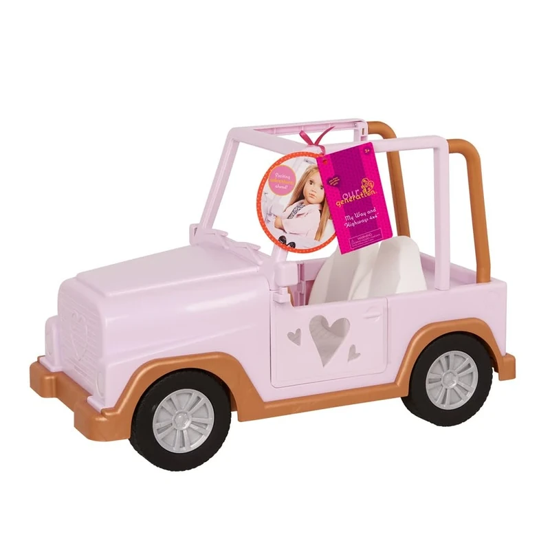 Our Generation – 18-Inch Doll Accessories - Vehicle – Off – Road Truck – Rolling Wheels – Pretend Play 3+ Years– My Way & Highways 4x4