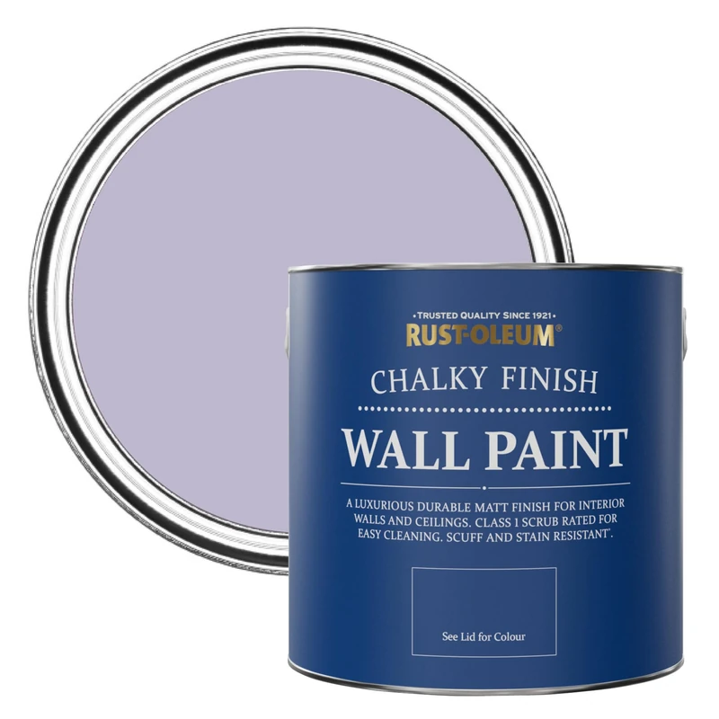 Rust-Oleum Purple Matt Emulsion Wall Paint - Wisteria 2.5L
