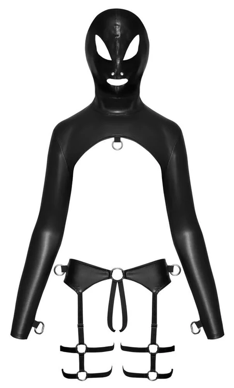 Bad Kitty Women's Bondage Set Black L