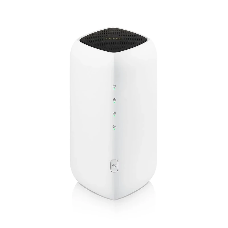 Zyxel 5G NR 4.67 Gbps Indoor Router | AX1800 WiFi 6 Router | Nebula Cloud Management | Share WiFi to 64 devices | Dual WAN failover | Gigabit LAN ports [Nebula FWA505]