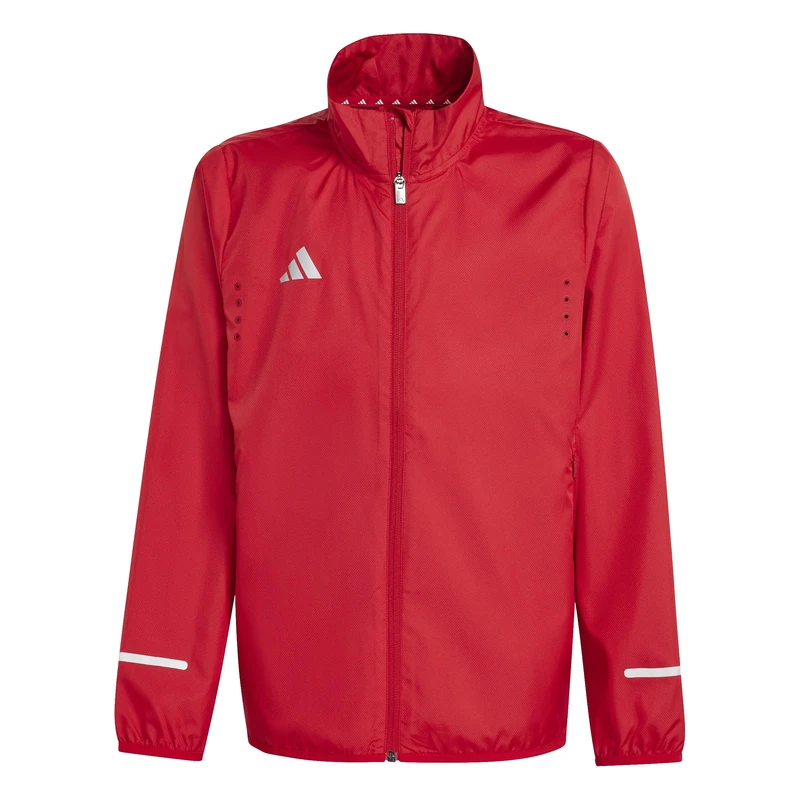 adidas Unisex Kids TEAM WIND.RDY JACKET, team power red 2/REFLECTIVE SILVER, 13-14 Years
