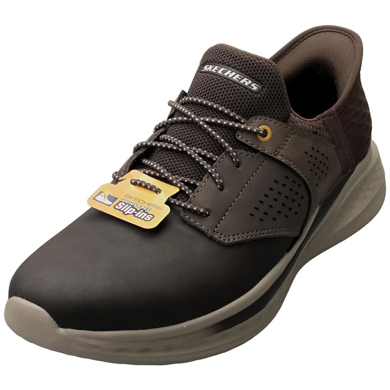 Skechers Men's Slade Macklin Trainer, Brown, 9.5 UK