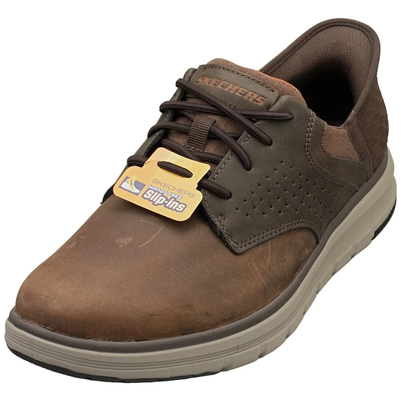 Skechers USA Men's Orell-Yates Loafer, Cocoa, 7 UK