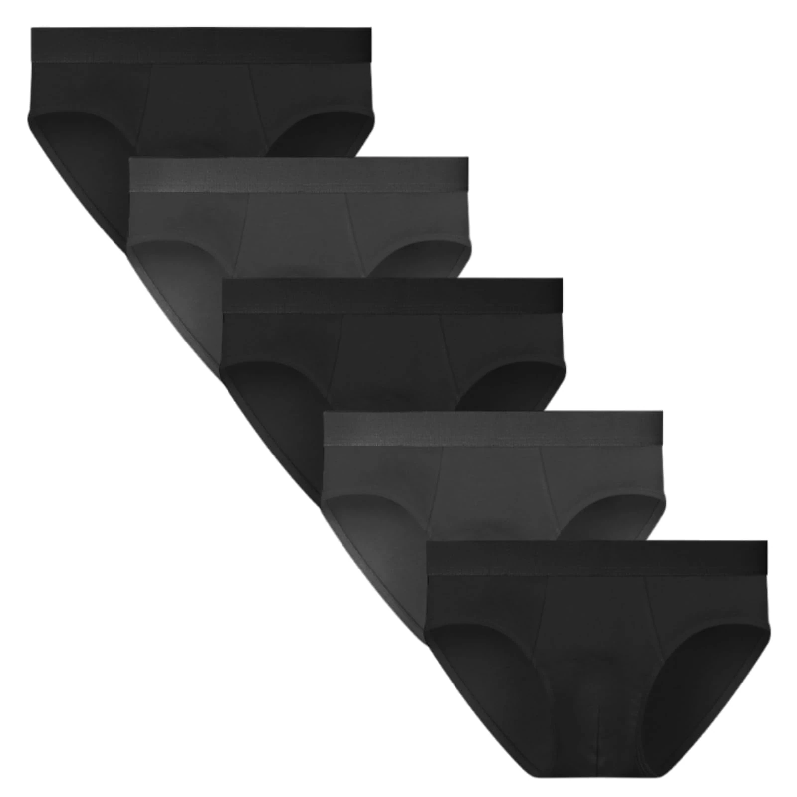 Natural Feelings Men's Underwear Briefs - Soft Viscose Classic Low Rise Soft Waistband XXL