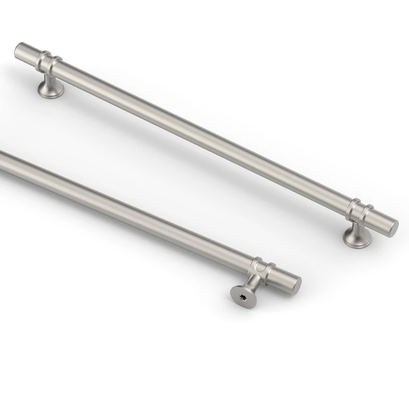 Asidrama 10 Pack 12.6 Inch(320mm) Brushed Satin Nickel Kitchen Cabinet Handles, Cabinet Pulls Kitchen Cabinet Hardware Cupboard Handles Drawer Pulls