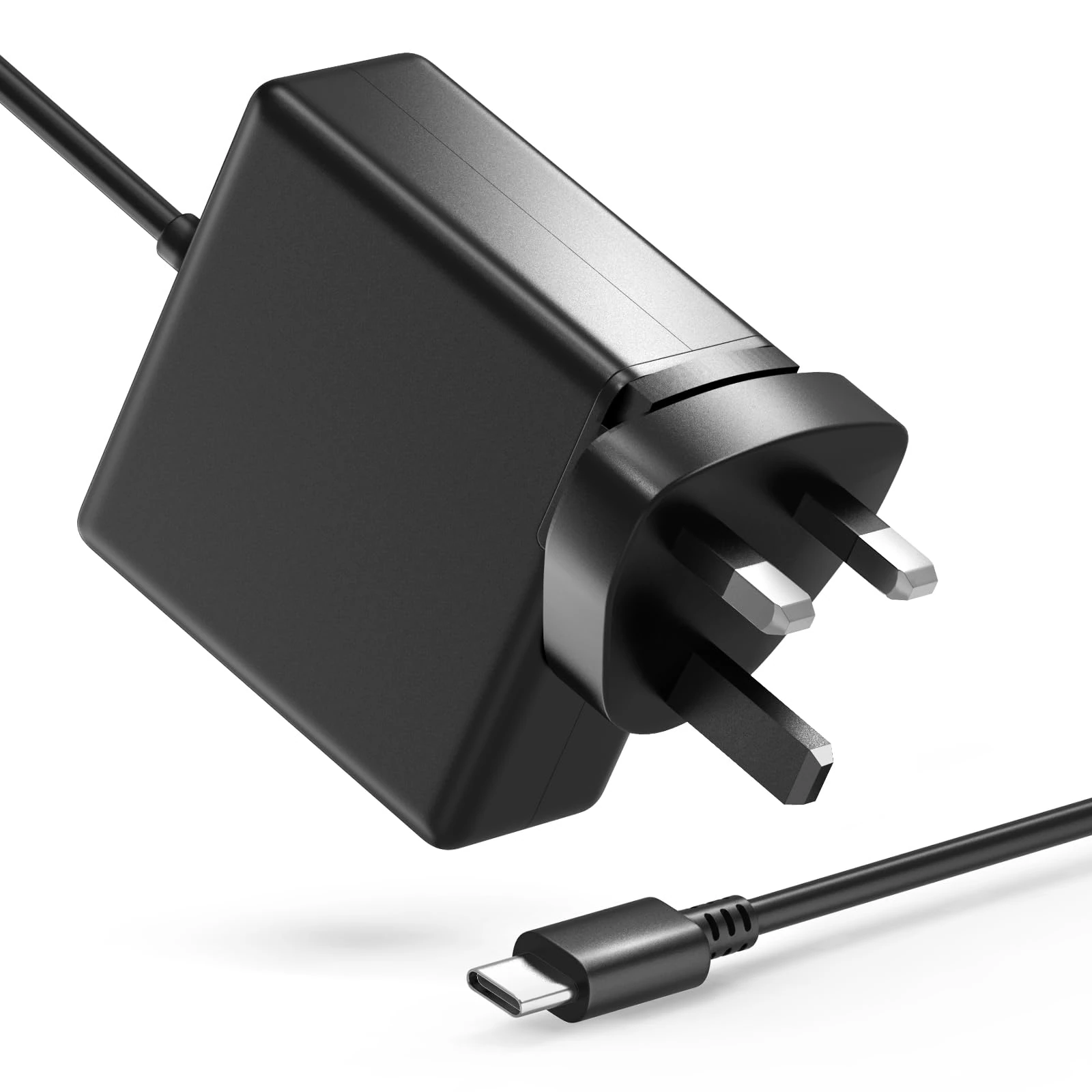 Basicvolt 45W USB C Laptop Charger for HP Chromebook Lenovo Yoga Thinkpad Acer Dell Latitude Asus Samsung Type C Laptop Adapter Power Supply, Fast Charging